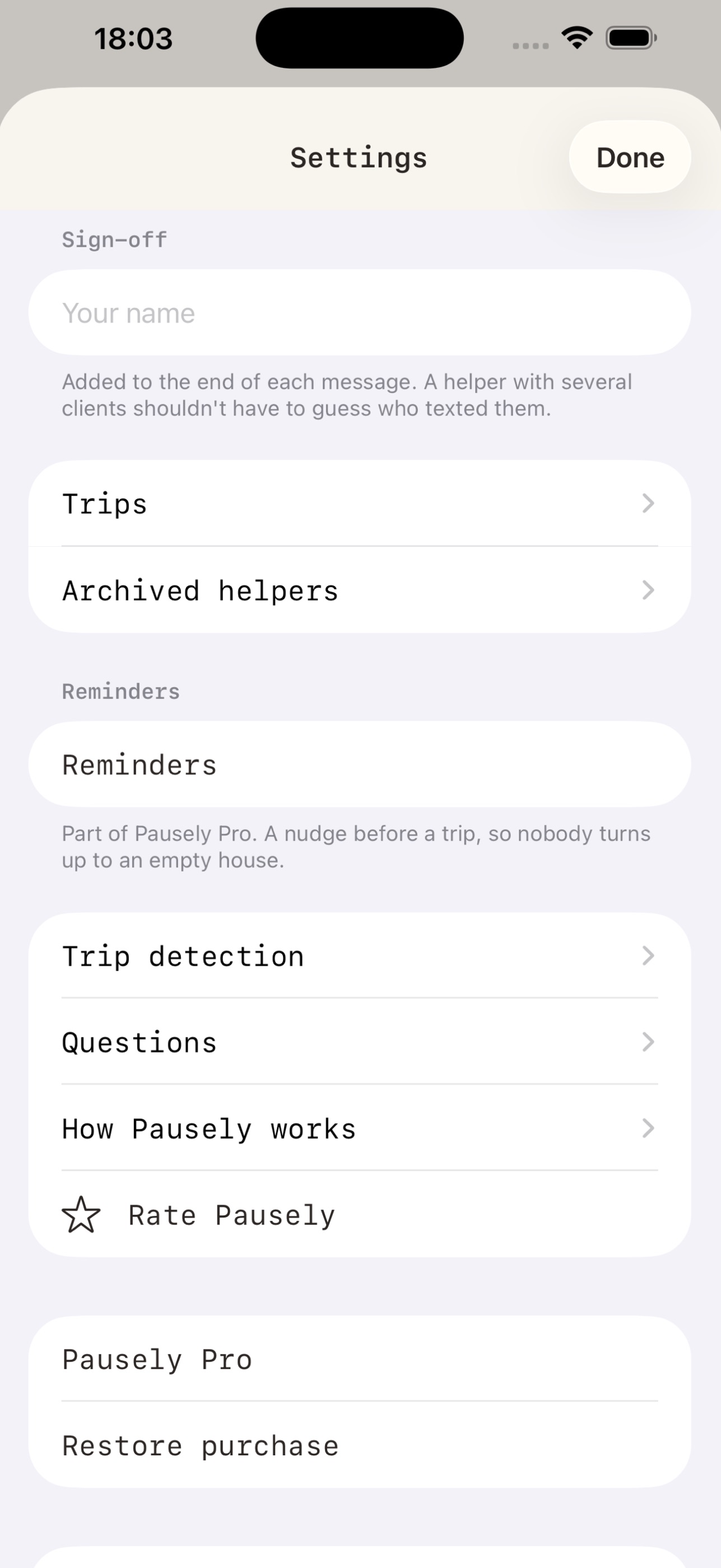 Screenshot 5 of Pausely: Pause Home Visits