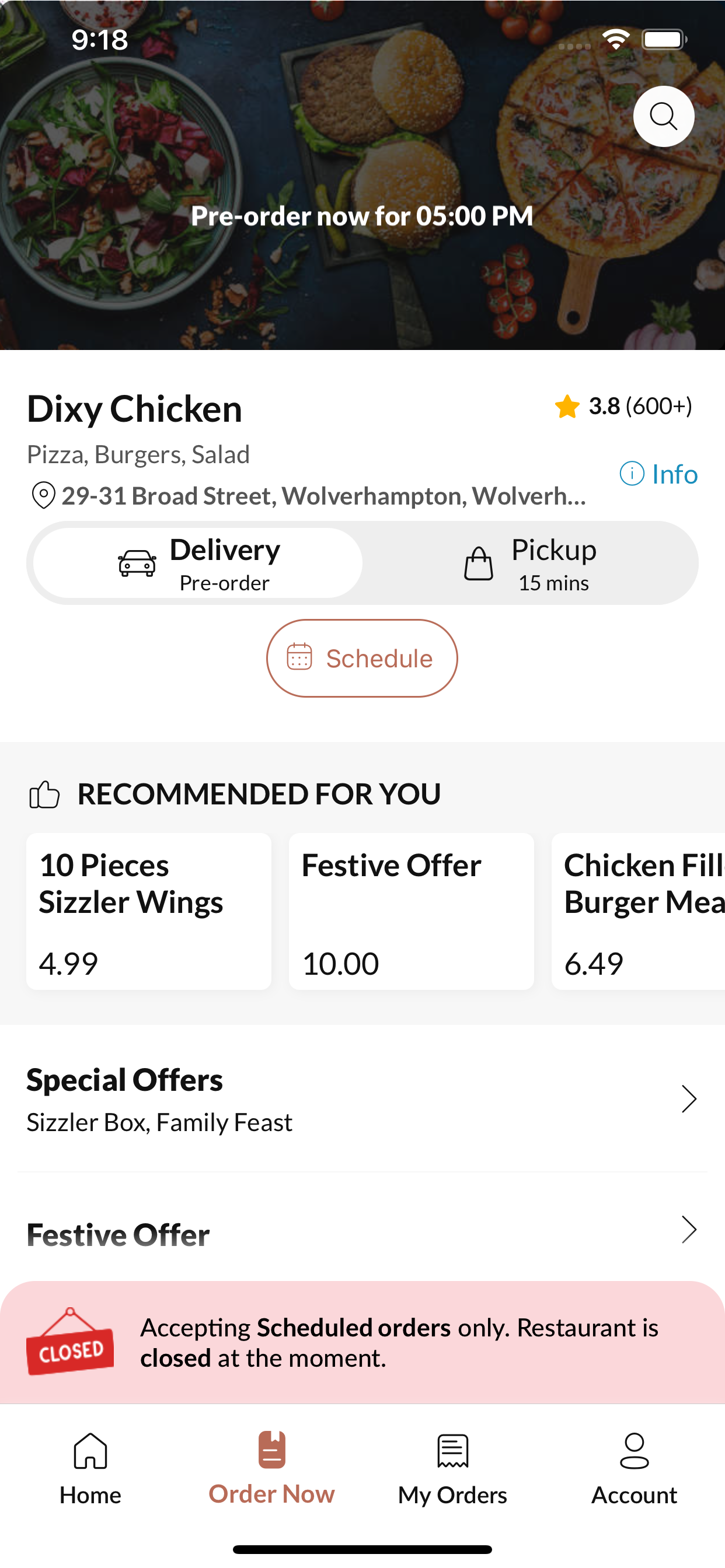 Dixy Chicken.