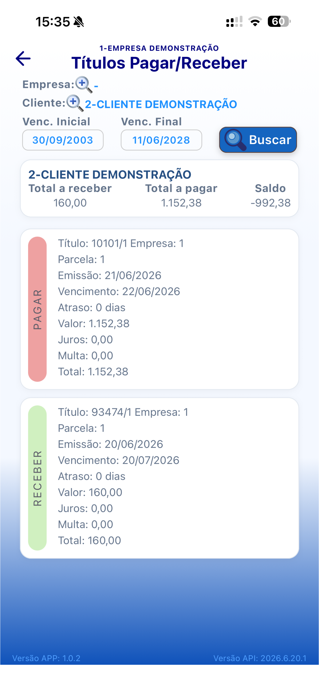 Faturamento screenshot 6