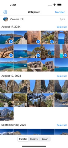 WiFiPhoto iPhone screenshot