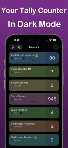 Tally Counter - EasyTally iPhone screenshot