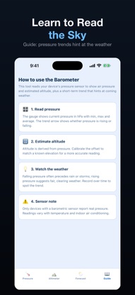 Barometer: Air Pressure screenshot 3