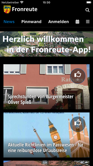 Gemeinde Fronreute Screenshot