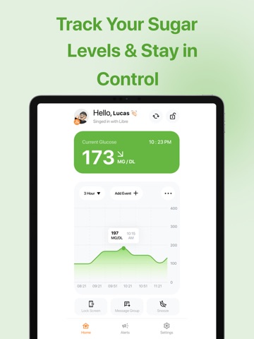 Sugar Sense: CGM & A1C Tracker ipad screenshot 2