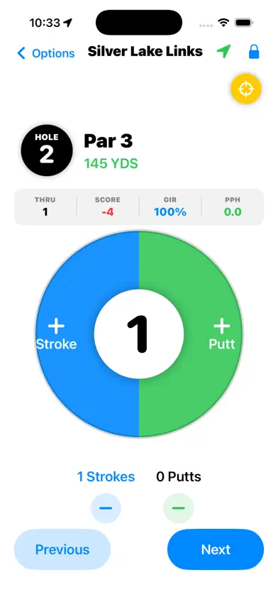 StatsLensGolf screenshot 1