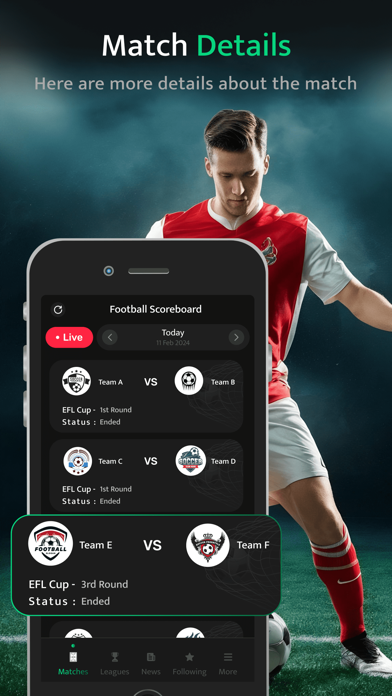 Live Football TV Match & Score Screenshot