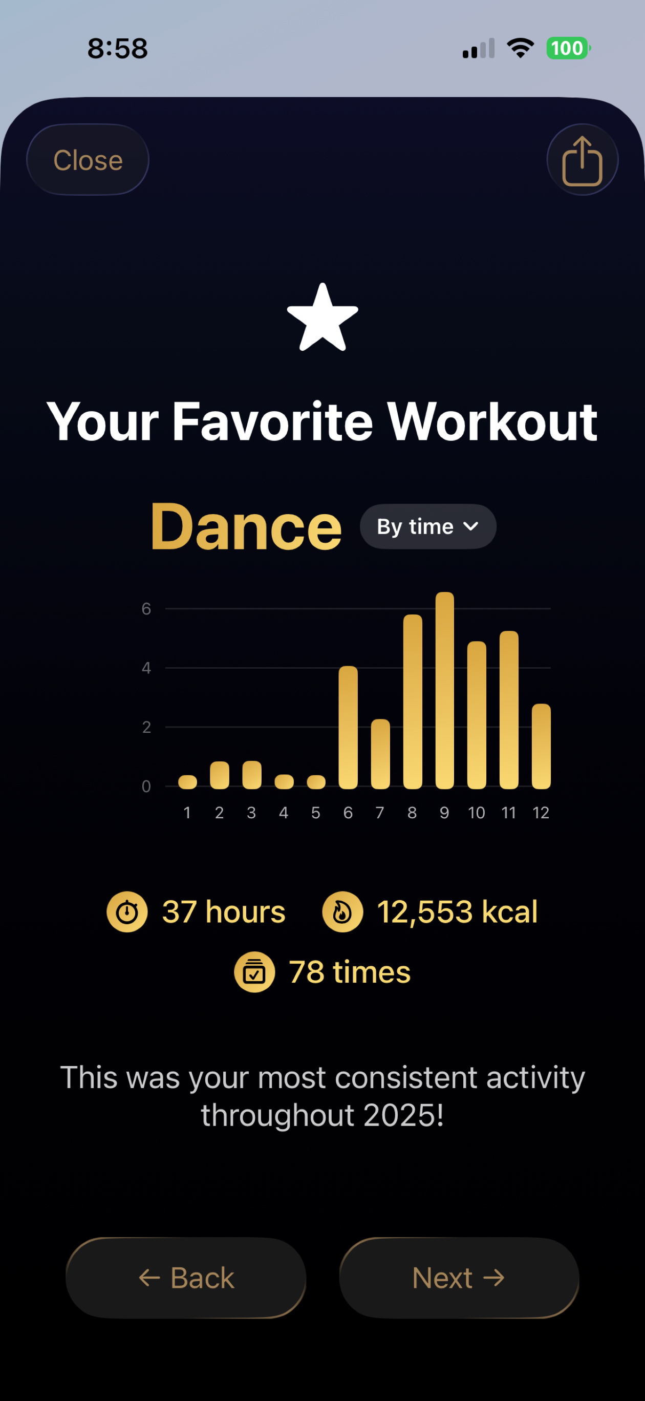 My Fitness Recap screenshot 7