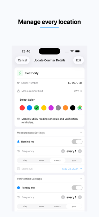 Utility Meter Log – Tracker Screenshot 6 of 8