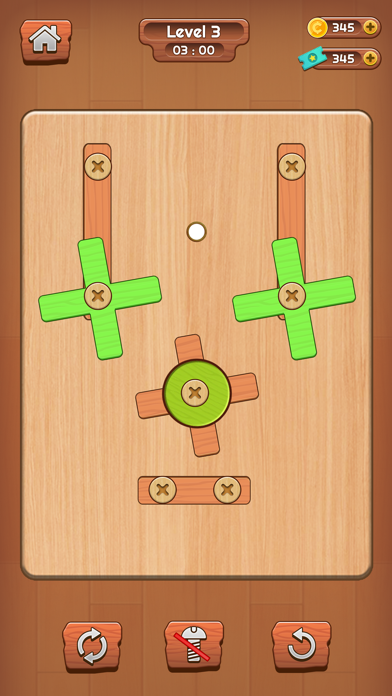 Screw A Wood Nuts Bolts Puzzle Screenshot