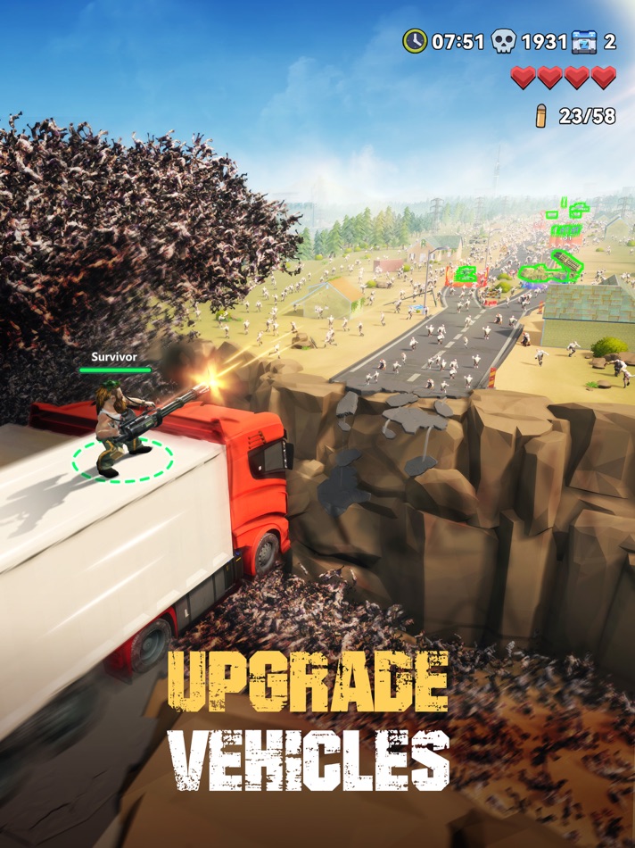 #3. Zombie Waves-shooting game (iOS) By: FUN FORMULA PTE. LTD.