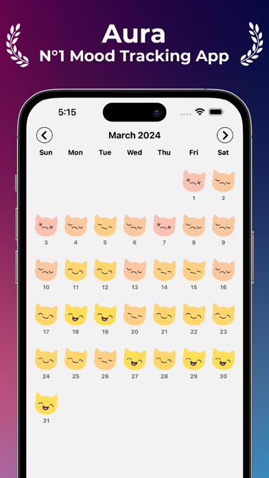 Aura - Daily Journal & Mood Screenshot
