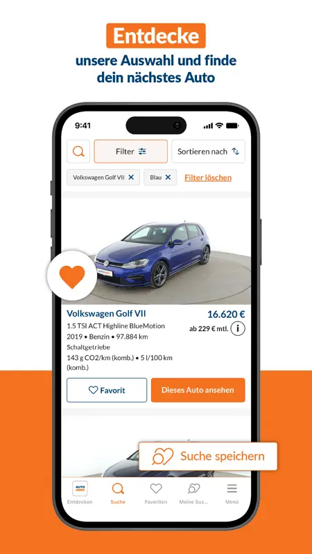 Autohero: Gebrauchtwagen screenshot 3 of 7