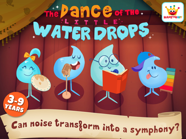 ‎Water Drops: Music Kids Game Screenshot
