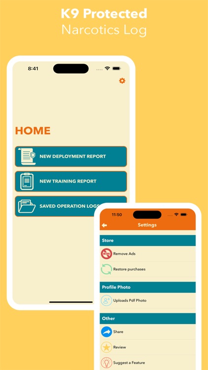 K9 Operation & Training Logs