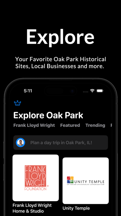 Screenshot 1 of Explore Oak Park App