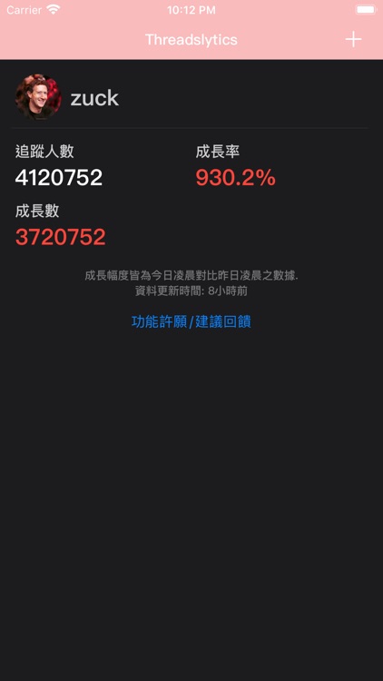 Threadslytics - “脆”追蹤者關注器