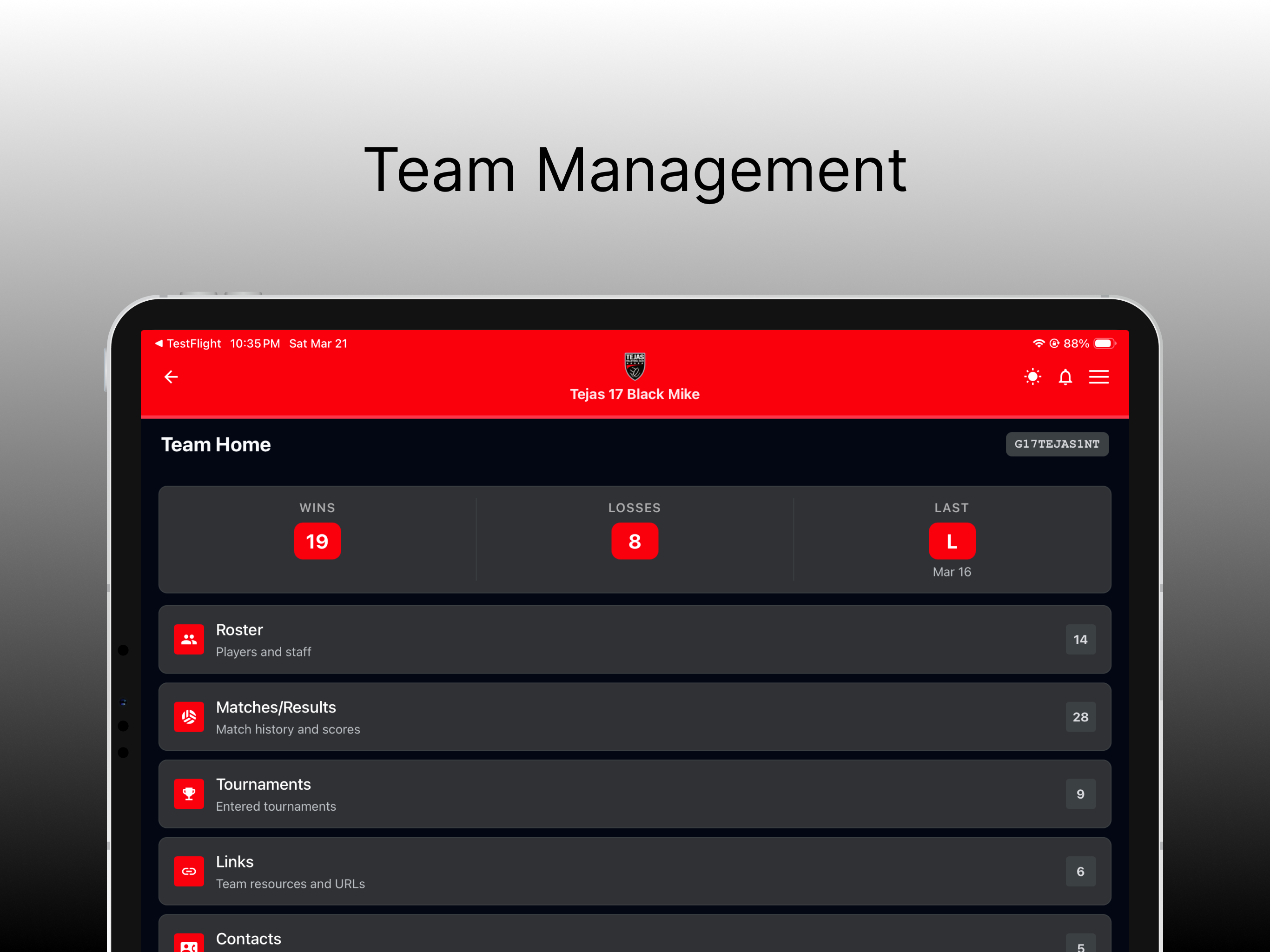 Volleyball Team App (VTA) screenshot 11