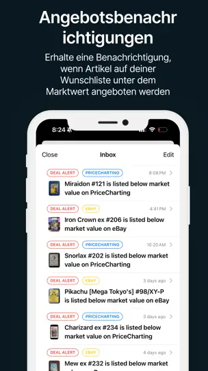 Screenshot von PriceCharting: SKS, Spiele+ auf dem iPhone 4