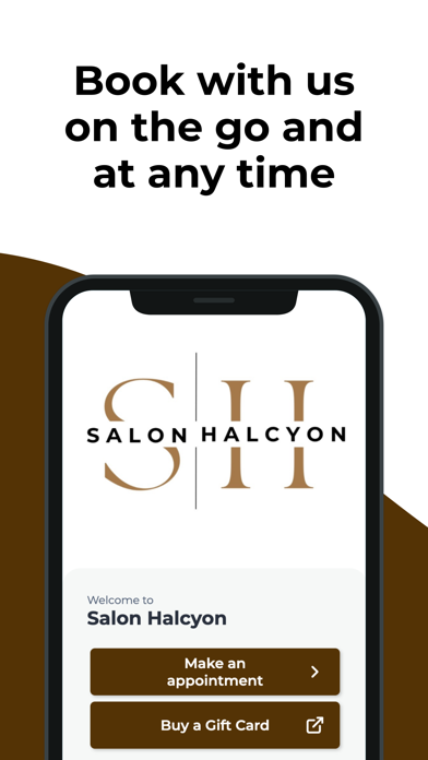 Salon Halcyon iPhone screenshot 1 - Lifestyle app