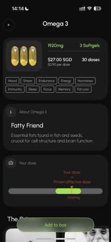 Nutricode screenshot
