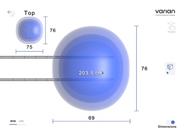 Varian Interventional Oncology iPad screenshot