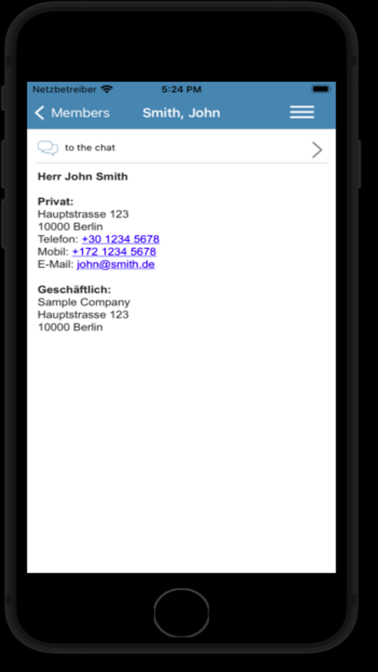 #9. Mannheimer For Life Directory (iOS) Podle: GRITH AG