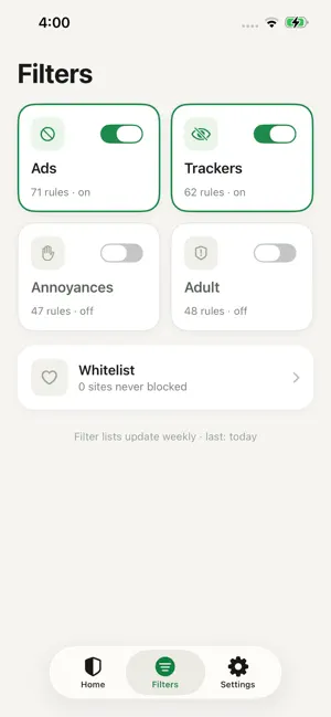 Blocky: Ad Blocker screenshot 4
