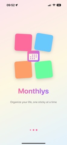 Monthlys: Sticky Note Calendar screenshot