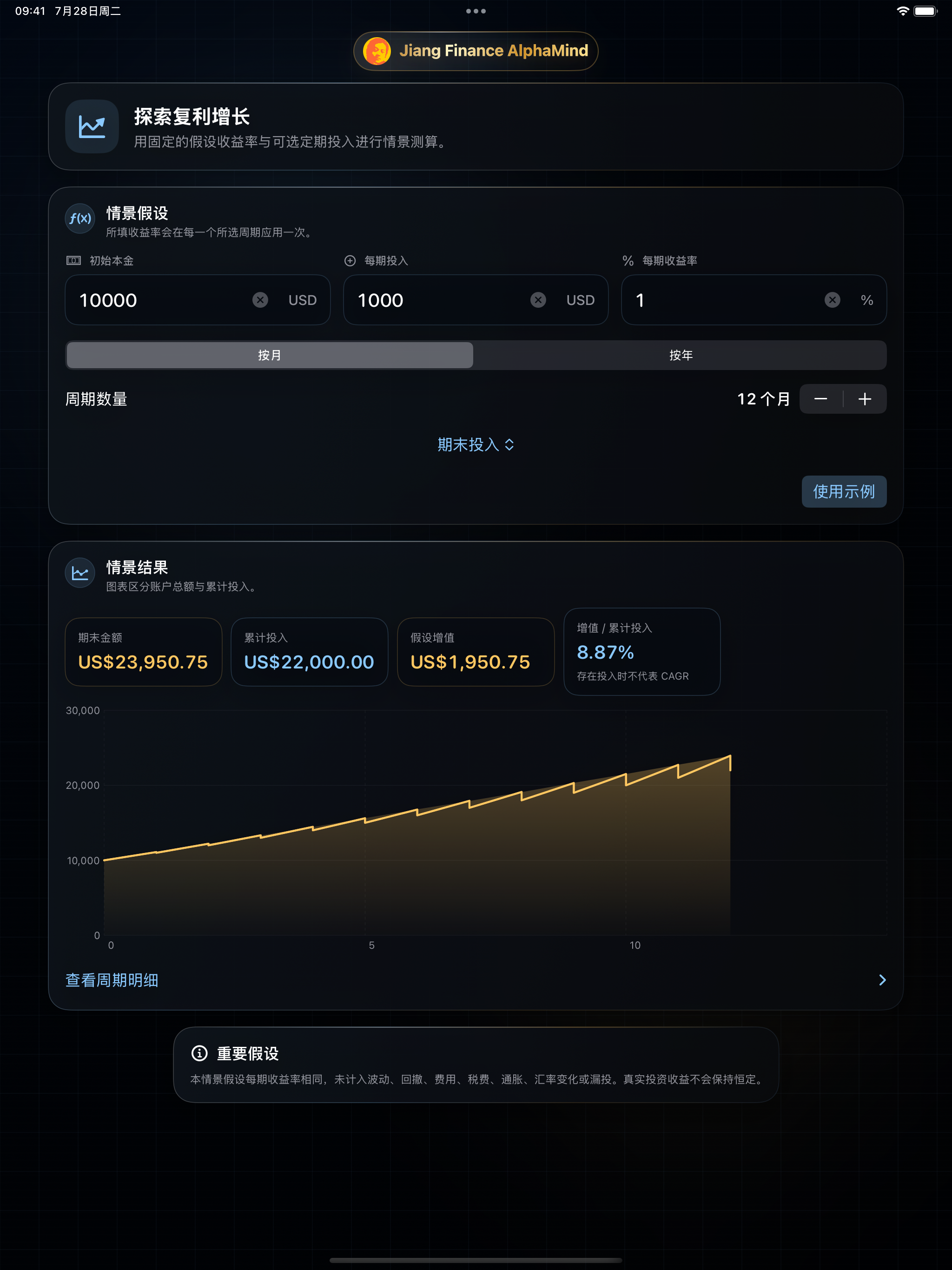 投资黄金分割计算器 screenshot 8
