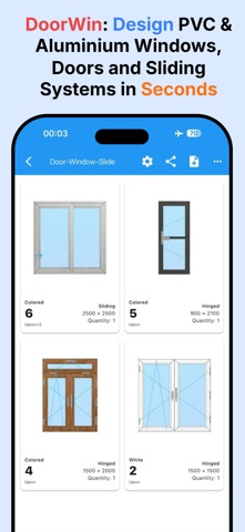 Doorwin: PVC Aluminum Drawing 스크린샷 1