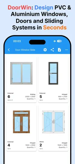Doorwin: PVC Alüminyum Çizim iPhone Ekran Görüntüsü 1