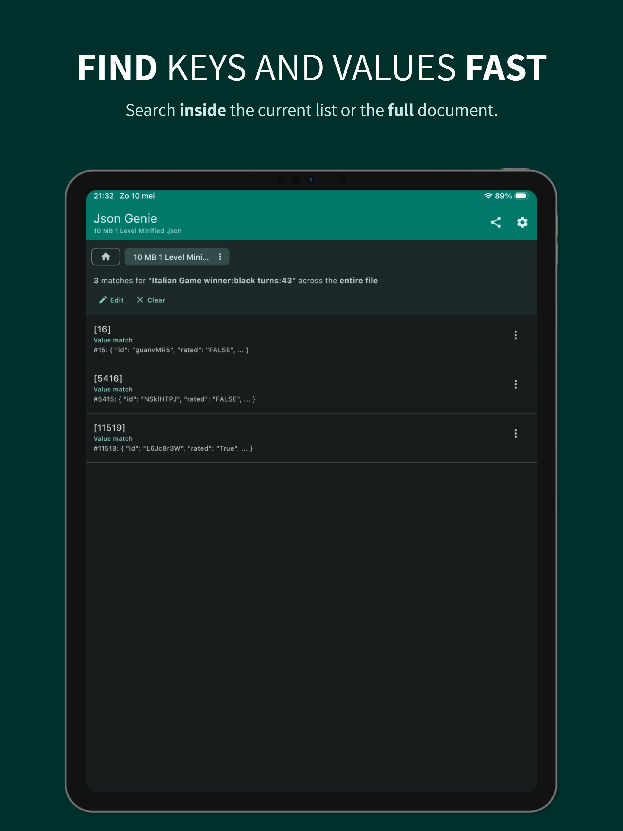 Json Genie: JSON Editor/Viewer screenshot 13