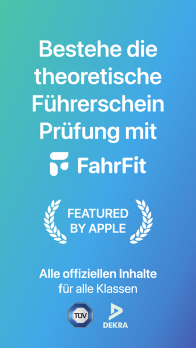 Screenshot #1 pour FahrFit - Führerschein Theorie