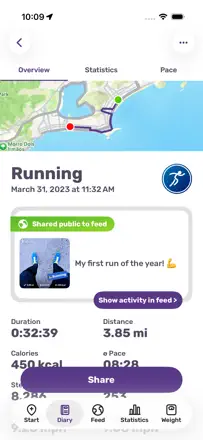 Running Tracker App : capture d’écran 2 sur 10
