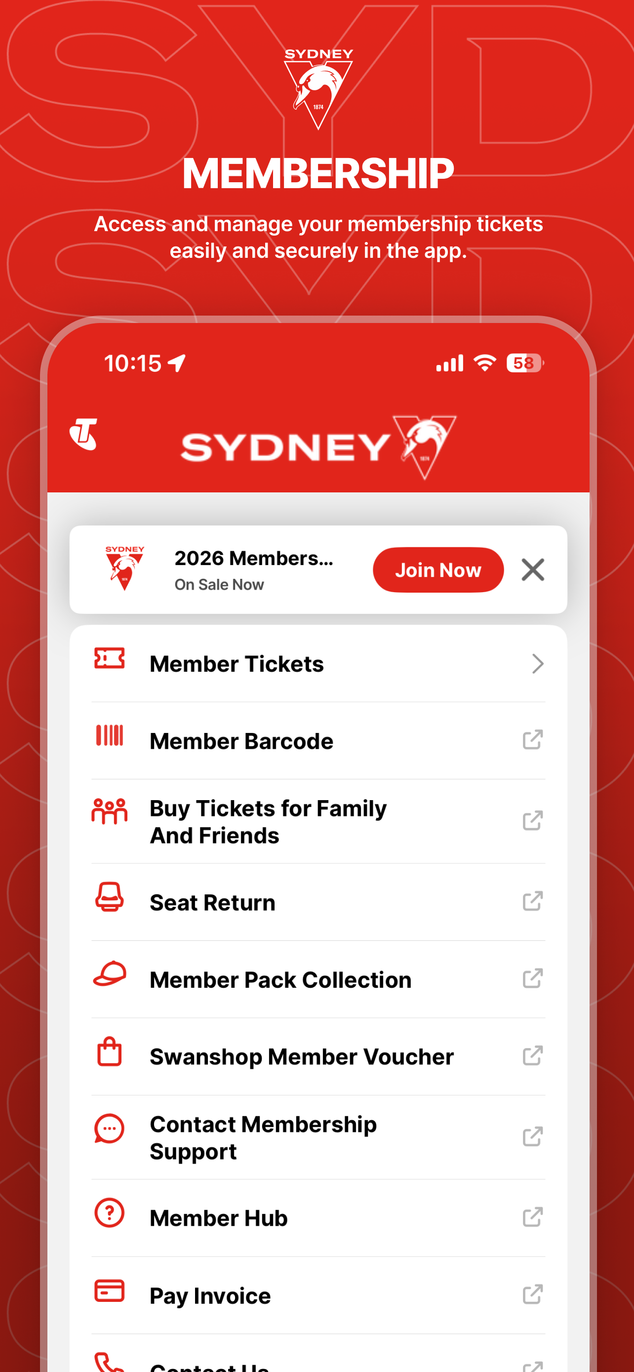 Sydney Swans Official App screenshot 5
