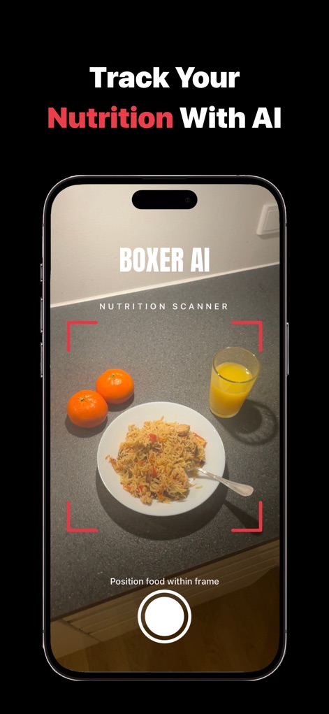 Boxer AI - The app extends its AI capabilities to nutrition, featuring a "Nutrition Scanner" that allows users to easily log meals by positioning food within the frame.