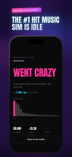Music Star Idle Life Simulator screenshot 1