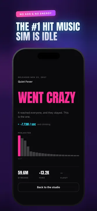 Music Star Idle Life Simulator screenshot 1