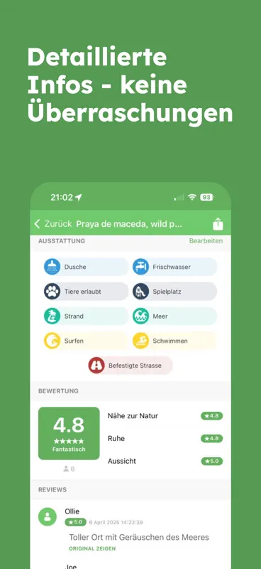 StayFree: Vanlife Stellplätze screenshot 6 of 10