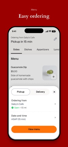Gaby's Cafe iPhone screenshot