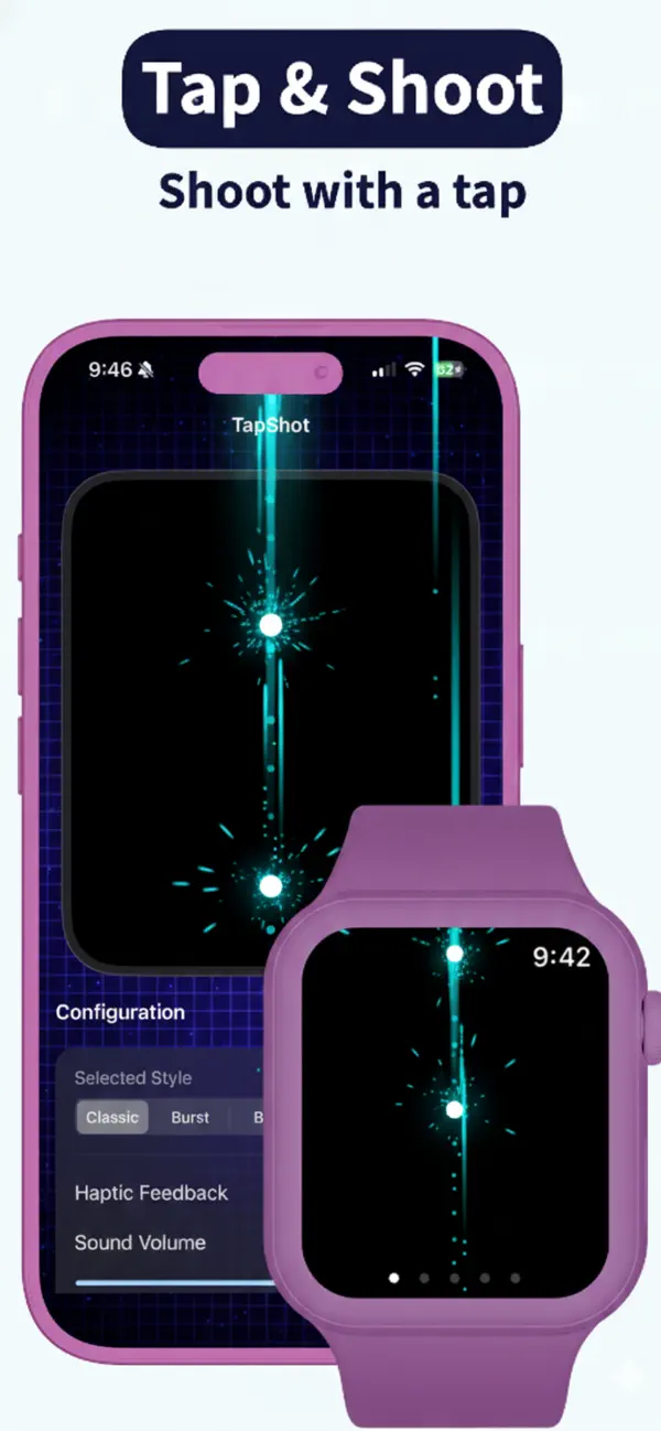 Screenshot #2 pour TapShot: Wrist Shooter