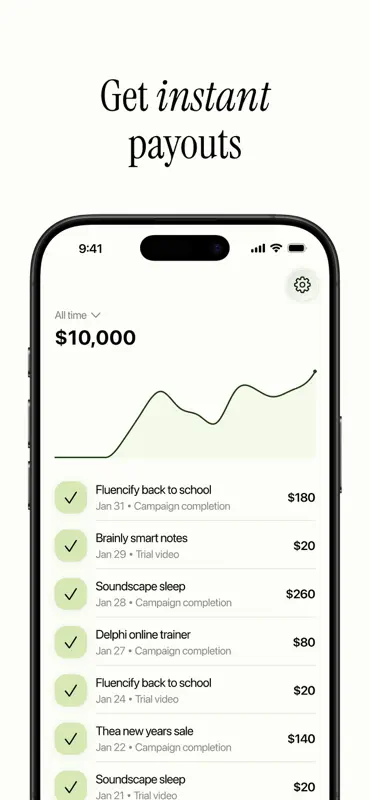Fluencify - Get Paid to Create screenshot 3 of 4