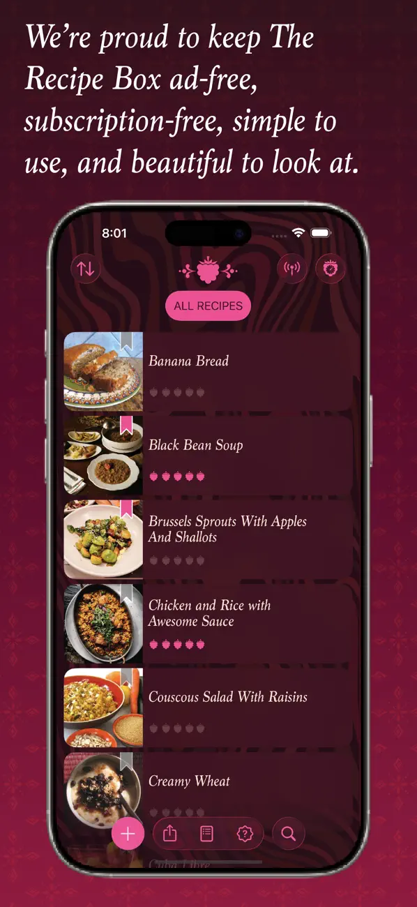 Screenshot #2 pour The Recipe Box To Go
