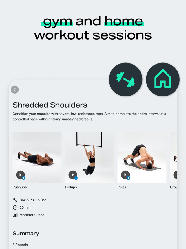 Freeletics: HIIT Home Workouts Screenshot
