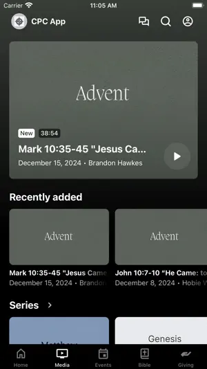 Christ Pres Clarkesville screenshot 2