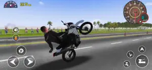 Highway Wheelie Moto Bike 3d screenshot 4