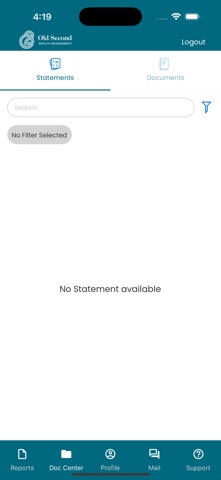 Old Second Trust Online Access screenshot