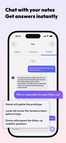 Nami: AI Voice Notes Screenshot 5 of 8