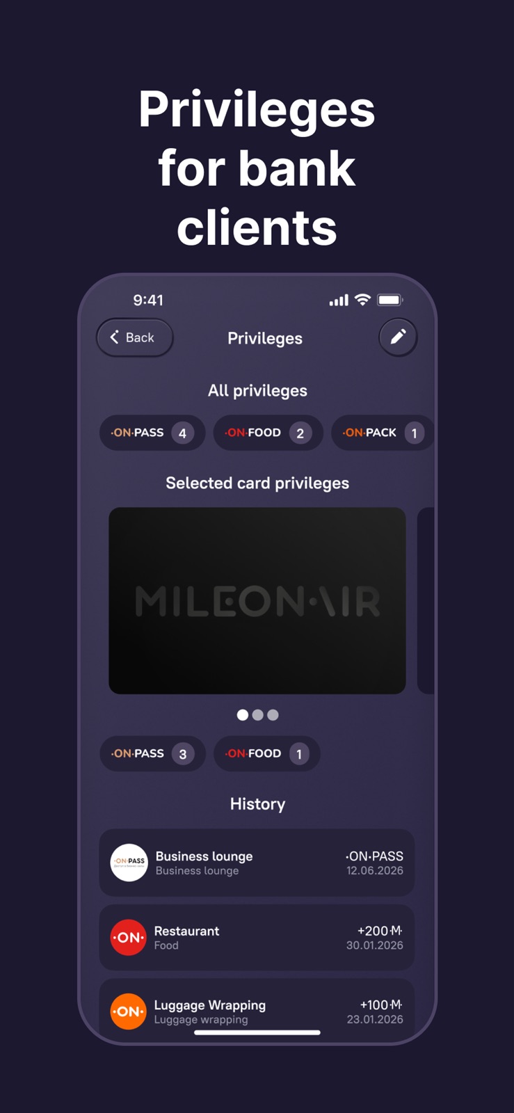 MILEONAIR iphone screenshot 4