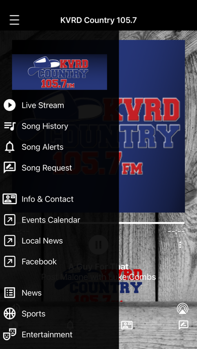 KVRD 105.7 iPhone screenshot 2 - Entertainment app